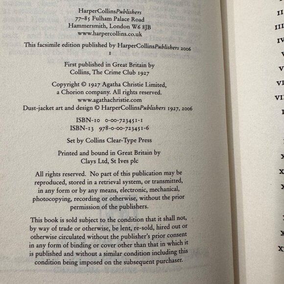 Agatha Christie The Big Four 2006 Murder Mystery Hardcover DJ Harper Collins - Picture 12 of 14